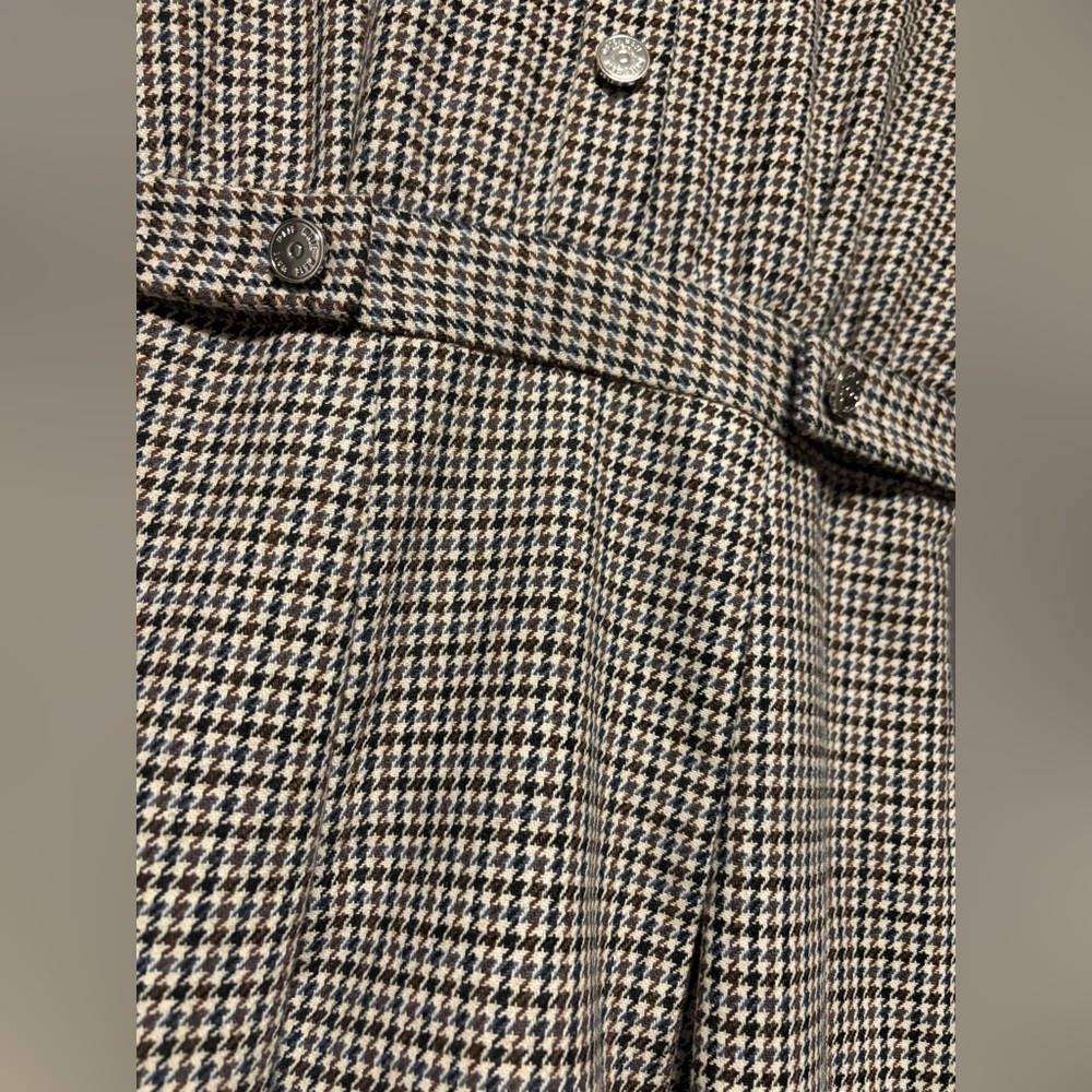Maje Black and White Long Sleeve Dress - Picture 7 of 9